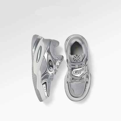 GGCC 2024 Spring New Trendy Silver Sneakers